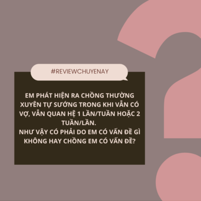 Chồng thường xuyên tự sướng có sao không?