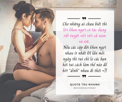 Khen ngợi nàng khi sex